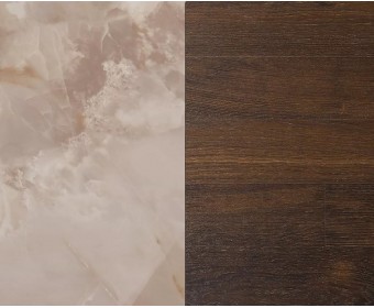 Стол DAKAR 180 GLOSS AMBER JADE SOLID CERAMIC / Орех, ®DISAUR