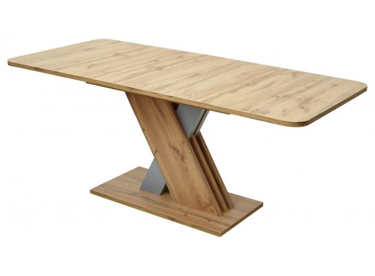 Стол EXEL 140 Дуб Вотан/ Алюминий в Каменске-Уральском