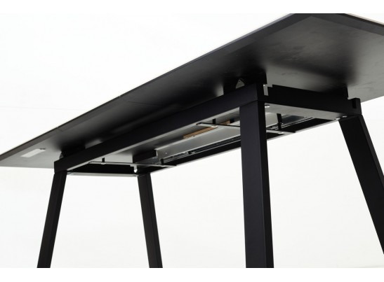 Стол Франк 180 Серый, керамика / черный каркас в Каменске-Уральском