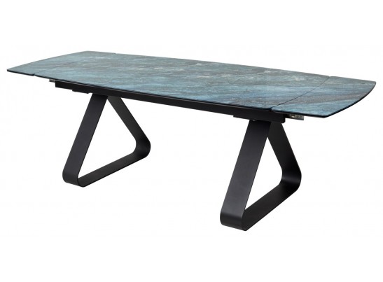 Стол Вильям 180 Аквамарин / графитовый каркас, в Каменске-Уральском