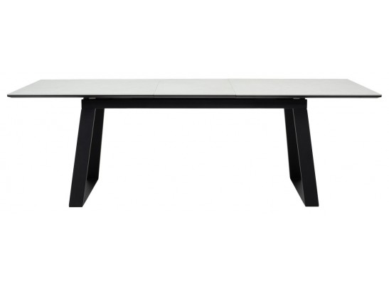 Стол Франк 180 Серый, керамика / черный каркас в Каменске-Уральском