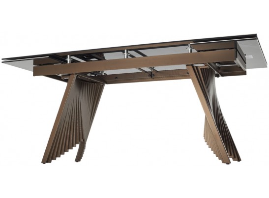 Стол IVAR 180 MARBLES TL-109 Серый мрамор, испанская керамика / Шоколадное золото каркас, ®DISAUR в Каменске-Уральском