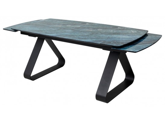 Стол Вильям 180 Аквамарин / графитовый каркас, в Каменске-Уральском