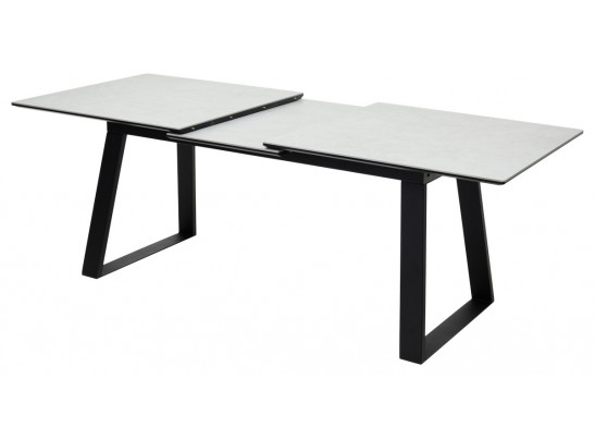 Стол Франк 180 Серый, керамика / черный каркас в Каменске-Уральском