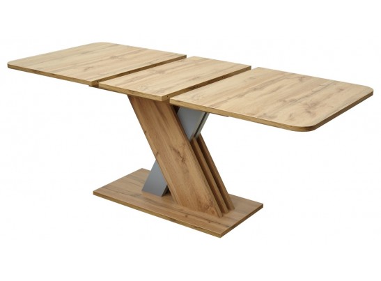 Стол EXEL 140 Дуб Вотан/ Алюминий в Каменске-Уральском