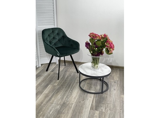 Стул GALE 360 град. поворот. BLUVEL-78 GREEN, велюр/ черный каркас, в Каменске-Уральском