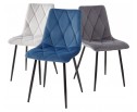 Стул NAPOLI UF910-18 NAVY BLUE, велюр в Каменске-Уральском