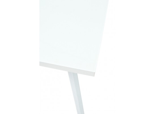 Стол ФИН 120 Белый, стекло/Белый каркас в Каменске-Уральском