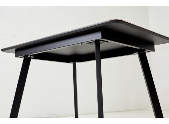 Стол АРУБА 140 нераздвижной КАТАЛОНИЯ, стекло/ ЧЕРНЫЙ каркас в Каменске-Уральском