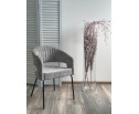 Стул SNUG 3018-17 серый, шенилл / черный каркас, ®DISAUR в Каменске-Уральском