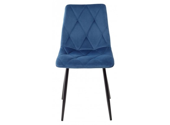 Стул NAPOLI UF910-18 NAVY BLUE, велюр в Каменске-Уральском