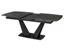 Стол ACUTO2 170 BLACK MARBLE Черный мрамор матовый, керамика/ черный каркас NEW! в Каменске-Уральском