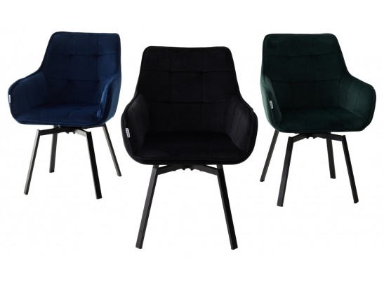 Стул MAVERICK 360 град. поворот. BLUVEL-78 GREEN/ черный каркас, в Каменске-Уральском