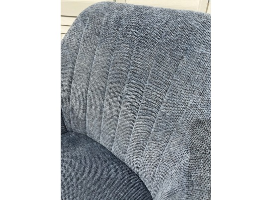 Стул BRANDY WZ2042-16 бледно-васильковый фактурный велюр/ черный каркас в Каменске-Уральском