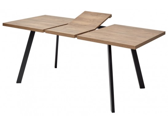 Стол BRICK M 140 Дуб Канзас/ Черный в Каменске-Уральском