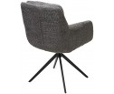 Стул MEADOW 360 град. поворот. Темно-серый XD841-16, букле / черный каркас, ®DISAUR в Каменске-Уральском