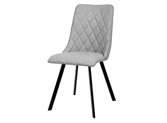 Стул TYCOON BLUVEL-14 GREY, велюр в Каменске-Уральском