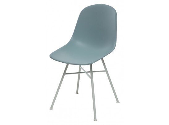Стул BONNIE 292-CPP ICE BLUE/ WHITE на металлическом каркасе в Каменске-Уральском
