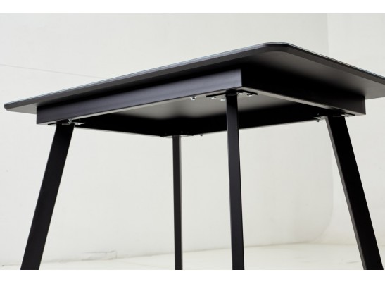 Стол АРУБА 140 нераздвижной МАГЕЛЛАН, стекло/ ЧЕРНЫЙ каркас в Каменске-Уральском