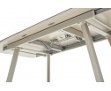 Стол ARUBA 140 BEIGE/ CAPPUCINO глазурованное стекло в Каменске-Уральском