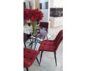 Стул CHIC G062-36 бургунди, велюр в Каменске-Уральском