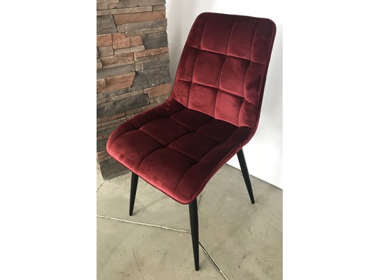 Стул CHIC G062-36 бургунди, велюр в Каменске-Уральском