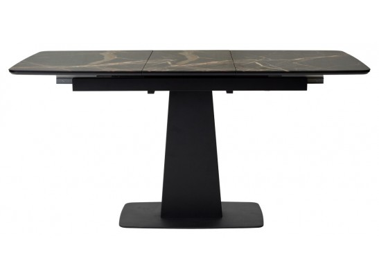 Стол Слим 120 МЕЙДЖИК, стекло / черный в Каменске-Уральском