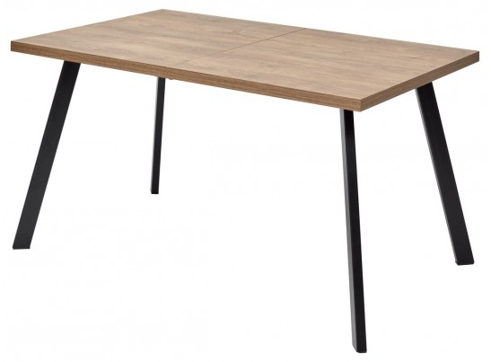 Стол BRICK M 140 Дуб Канзас/ Черный в Каменске-Уральском
