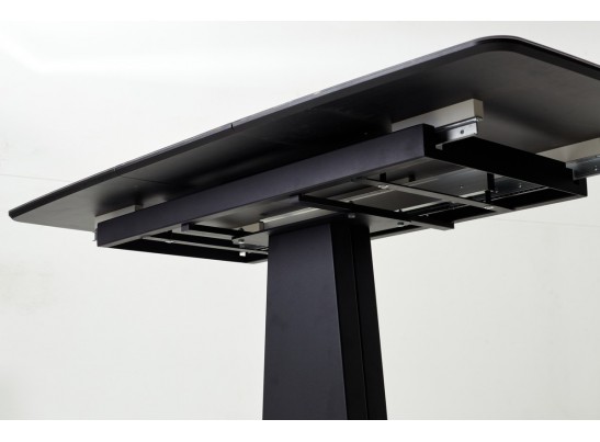 Стол Слим 120 МЕЙДЖИК, стекло / черный в Каменске-Уральском