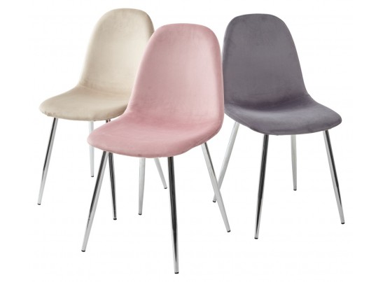 Стул PESCARA UF910-05 DARK GREY, велюр в Каменске-Уральском