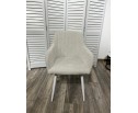 Стул BRANDY WZ2042-18 белая галька, фактурный велюр/ белый каркас в Каменске-Уральском