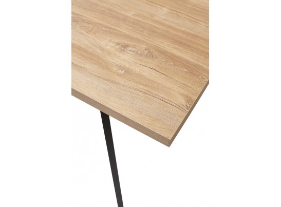 Стол ФИН 120 Дуб Канзас/черный каркас в Каменске-Уральском