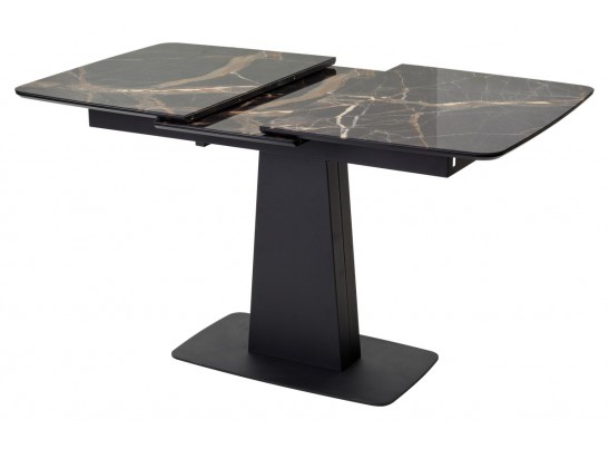 Стол Слим 120 МЕЙДЖИК, стекло / черный в Каменске-Уральском