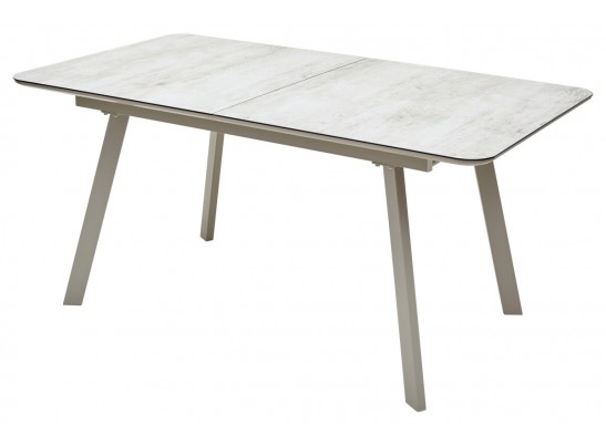 Стол ARUBA 140 BEIGE/ CAPPUCINO глазурованное стекло в Каменске-Уральском