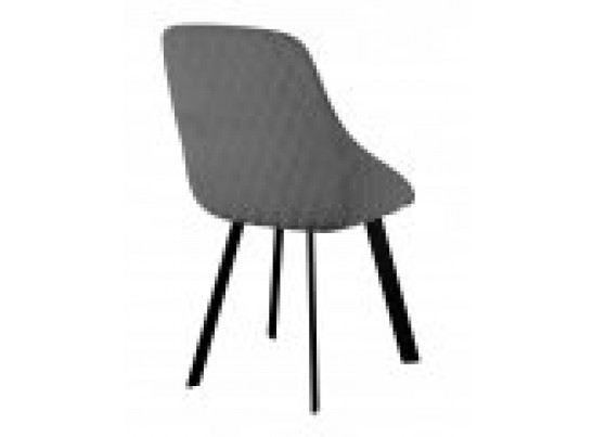 Стул CASA, 360 град. поворот. B28 Темно-серый, велюр / черный каркас, в Каменске-Уральском