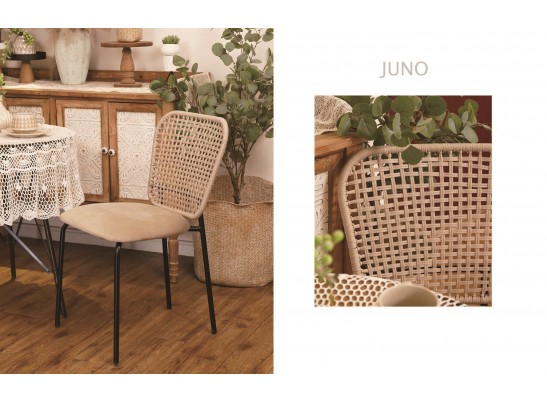 Стул JUNO G062-03 светлый беж, велюр / черный каркас в Каменске-Уральском