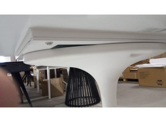 Стол AVOLA 180 MATT WHITE MARBLE SOLID CERAMIC / WHITE в Каменске-Уральском