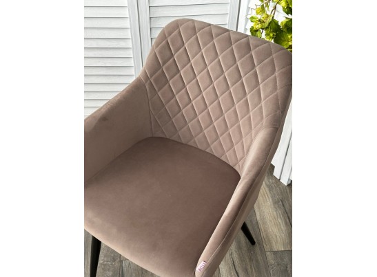 Стул BRANDY 505-5 Тауп, велюр "беспальчиковый" / черный каркас, в Каменске-Уральском