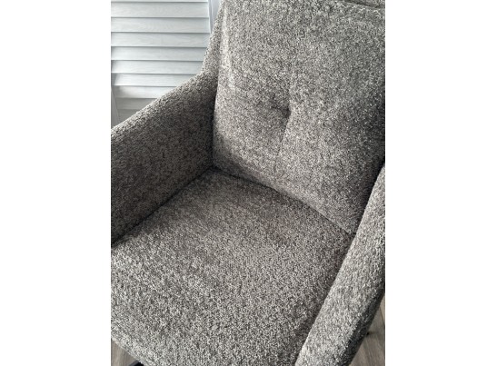 Стул MEADOW 360 град. поворот. Темно-серый XD841-16, букле / черный каркас, ®DISAUR в Каменске-Уральском