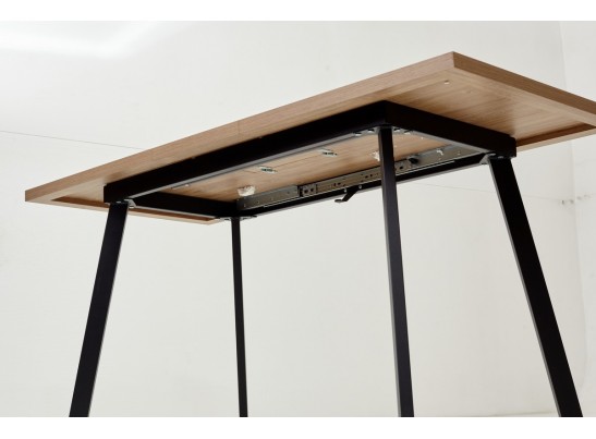 Стол ФИН 120 Дуб Канзас/черный каркас в Каменске-Уральском