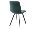 Стул CHILLI SQUARE BLUVEL-78 GREEN, велюр / черный каркас в Каменске-Уральском