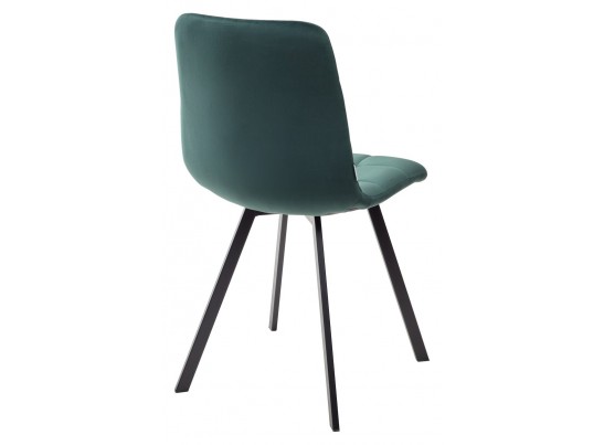 Стул CHILLI SQUARE BLUVEL-78 GREEN, велюр / черный каркас в Каменске-Уральском