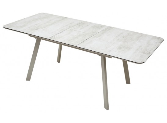 Стол ARUBA 140 BEIGE/ CAPPUCINO глазурованное стекло в Каменске-Уральском