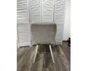 Стул BRANDY WZ2042-18 белая галька, фактурный велюр/ белый каркас в Каменске-Уральском