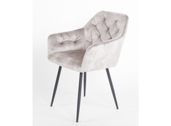 Стул PERU PK6015-06 BEIGE античный бежевый, велюр в Каменске-Уральском