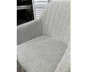 Стул BRANDY WZ2042-18 белая галька, фактурный велюр/ белый каркас в Каменске-Уральском