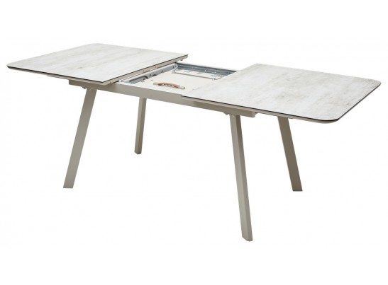 Стол ARUBA 140 BEIGE/ CAPPUCINO глазурованное стекло в Каменске-Уральском