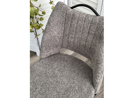 Стул JANETY UF998-15 серый, букле / черный каркас / Товарный знак DISAUR в Каменске-Уральском