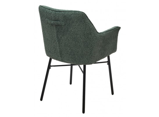 Стул AGIRA UF998-11 малахит, букле / черн. каркас / Товарный знак DISAUR в Каменске-Уральском