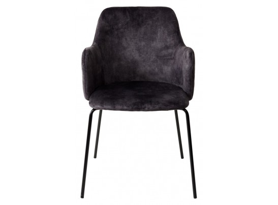 Стул AMARETTO VBP201 античный графит, велюр без пальчикового эффекта / черный каркас, в Каменске-Уральском